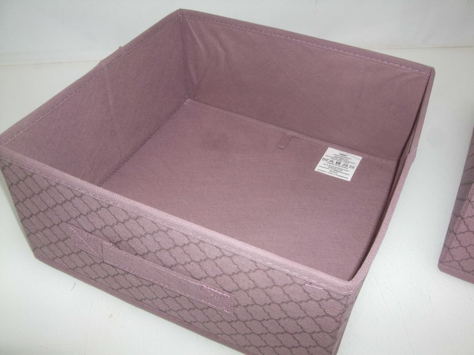 Pojemnik SKŁADANY PUDEŁKO 2 szt do Przechowywania 28x28x13cm ORGANIZER