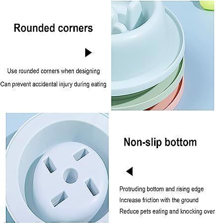 Miska dla psów spowaniająca jedzenie antypoślizgow