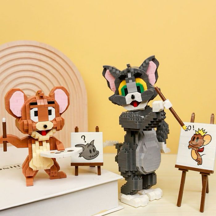 Конструктор Том і Джері. Новий 3д набір. Лего Подарунок. Ціна за Тома