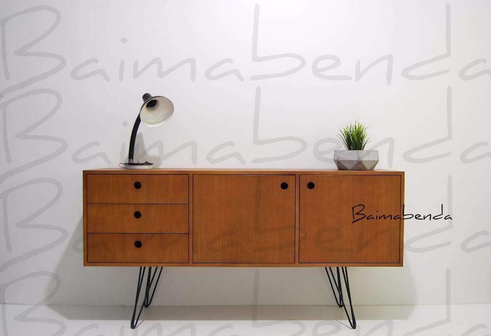 Móvel Aparador retro vintage c/ Gavetas estilo nórdico