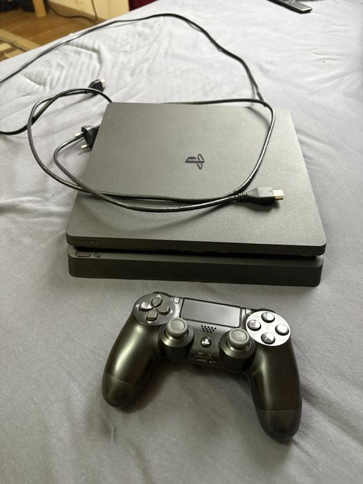 PlayStation 4  slim dysk 500GB + pad + HDMI + 6 gier – ZESTAW