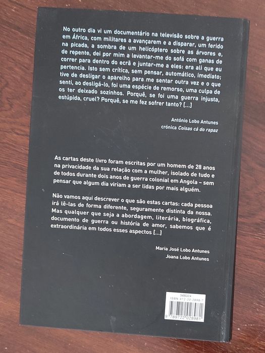 António Lobo Antunes - Cartas da Guerra - capa dura