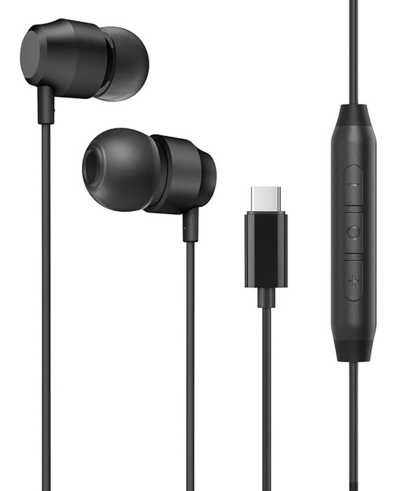 PALOVUE Słuchawki USB C do Samsung S23 S22 A54 Google Pixel OnePlus