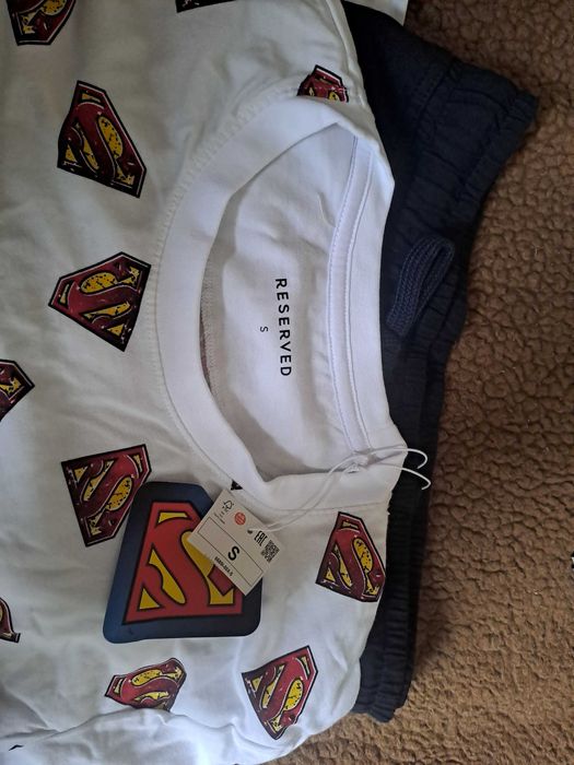 Reserved - Dwuczęściowa Piżama Superman nowa rozm.S