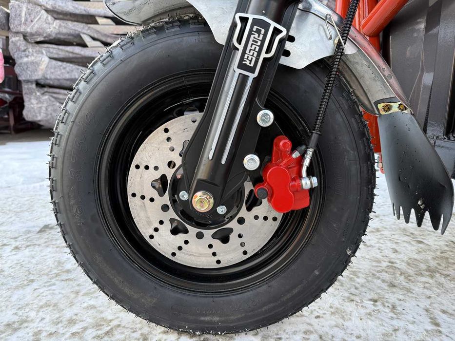 Вантажний електроскутер муравей Crosser Cargo 16/118 1200W-1500w  Сірий