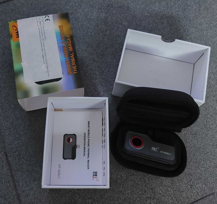 Câmara Térmica/Termográfica USB-C (para telemóvel) HT-203U - 256x192px