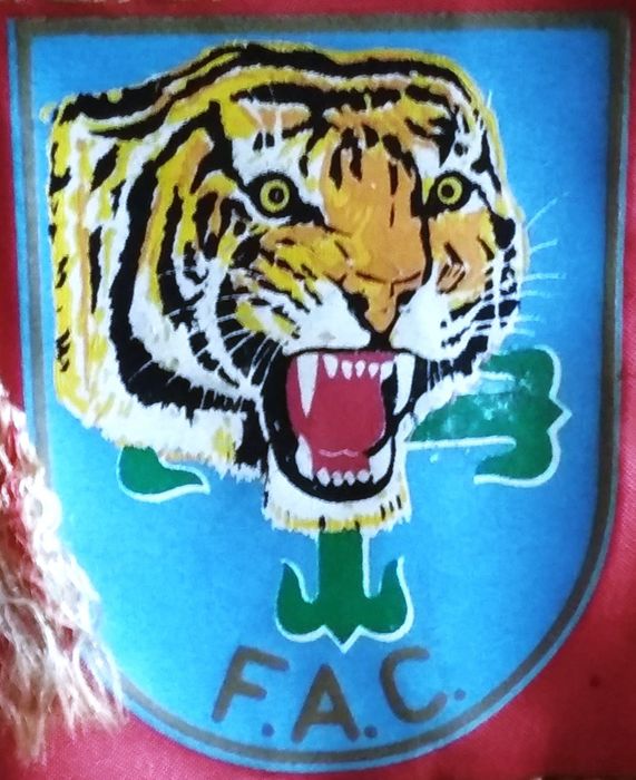 Emblema de plástico da FAC.
