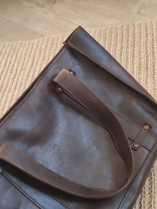 Сумка з натуральної шкіри crazy horse від українського виробника