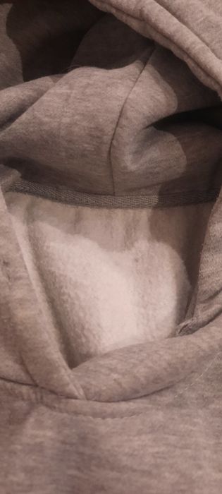 Bluza szara z kapturem