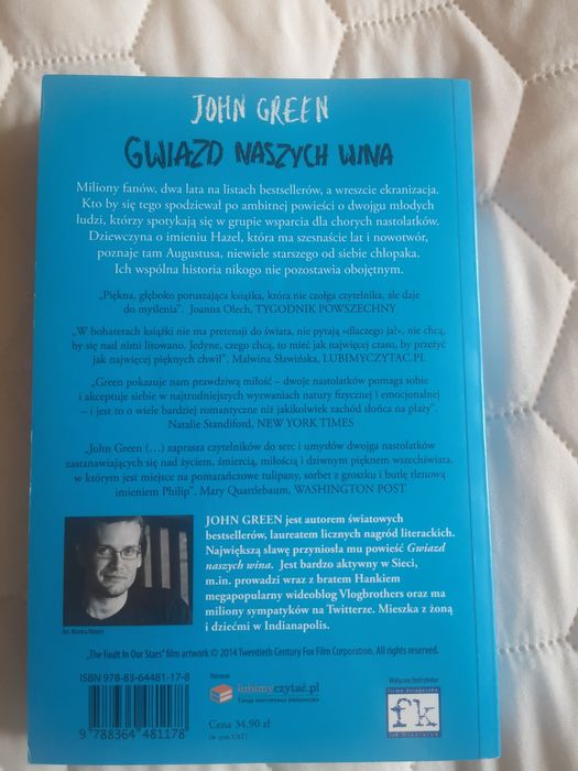 Gwiazd naszych wina. John Green