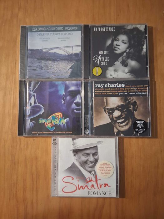 CD Vários artistas, Natalie Cole, Frank Sinatra, Ray Charles e outros.
