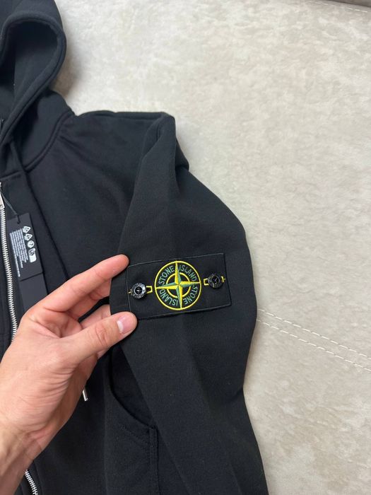 STONE ISLAND | Зіп худі жіноча Стон айленд | кофта Стонік Чорний S M L XL