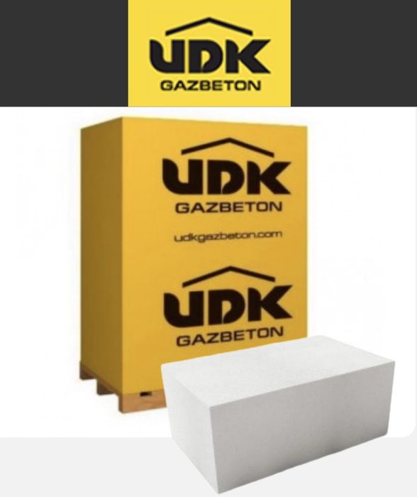 Блок. Газоблок UDK. D400-D500. 3500 грн/м3. ціна в Рівному.