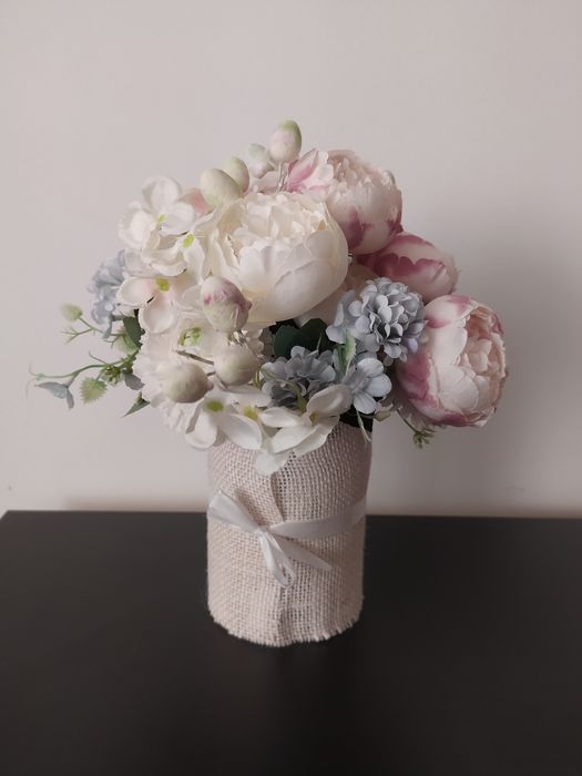 Sztuczne kwiaty bukiet na ślub komunię