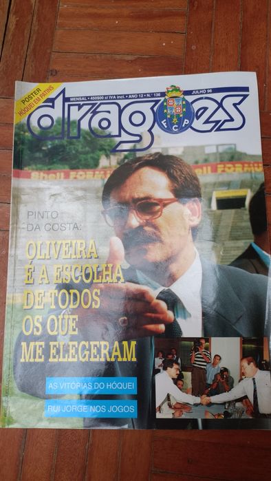 Revista antiga Dragões 1996