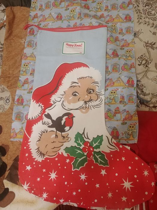 Лот Різдво під ялинку килимок чобіток салфетки фартух вишита картина