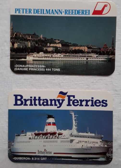 Calendários de bolso 1988 - Tema: Barcos Cruzeiros