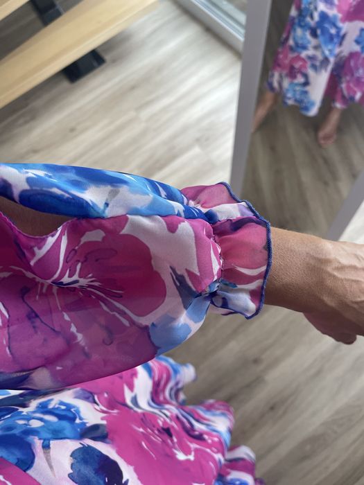Piękna maxi długa sukienka XXL #pieknasukienka