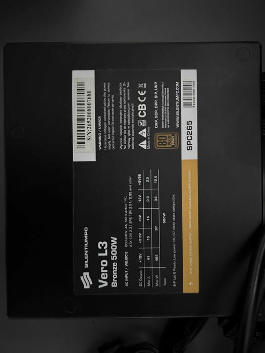 Komponenty gamingowe / RX 570 /i3-10100F/MONITOR/ZASILACZ/OBUOWA