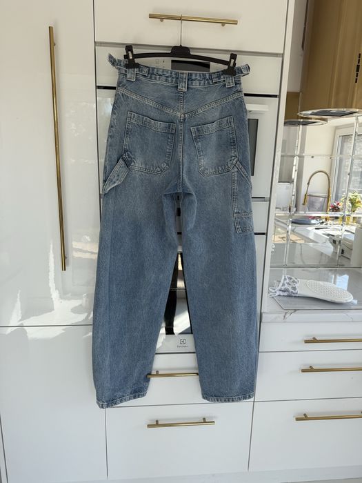 Bershka jeansy balloon barrel szerokie baggy M 38