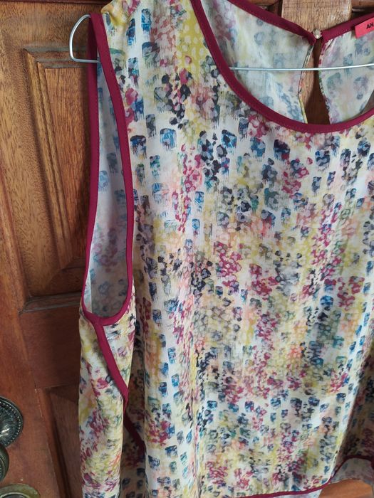 Blusa alças multicor marca Ana Sousa XL Nova