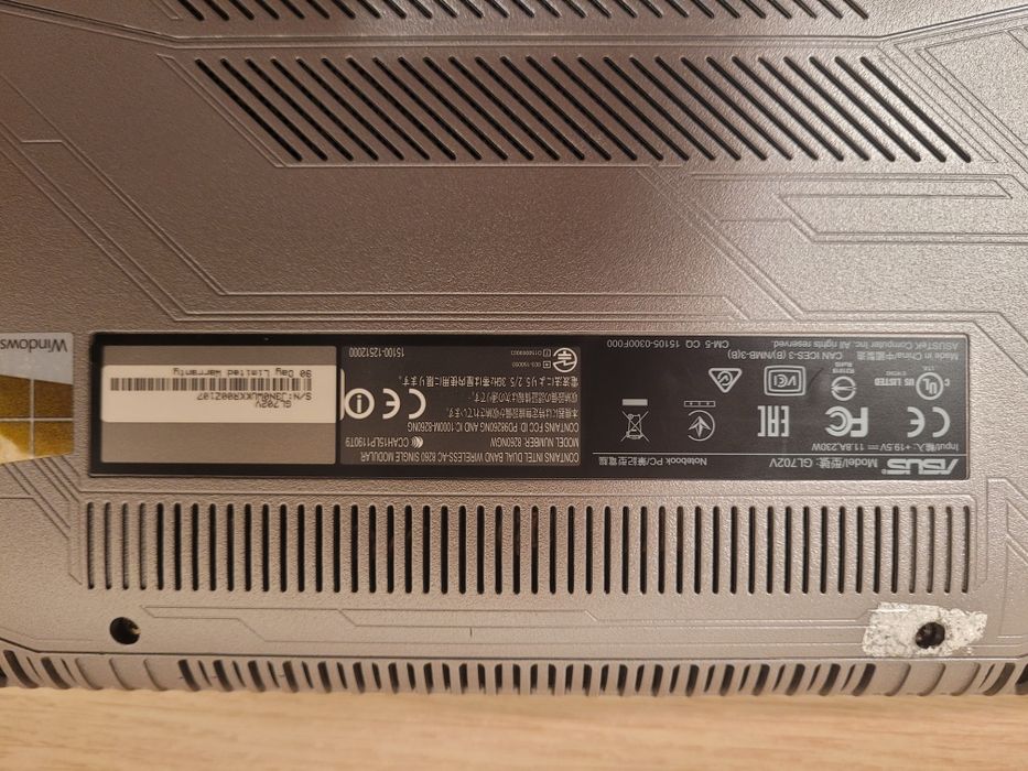 Asus gl702v i7 gtx 1070