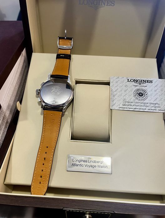 Longines Heritage Lindbergh’s Atlantic Voyage Watch full set 47,5mm