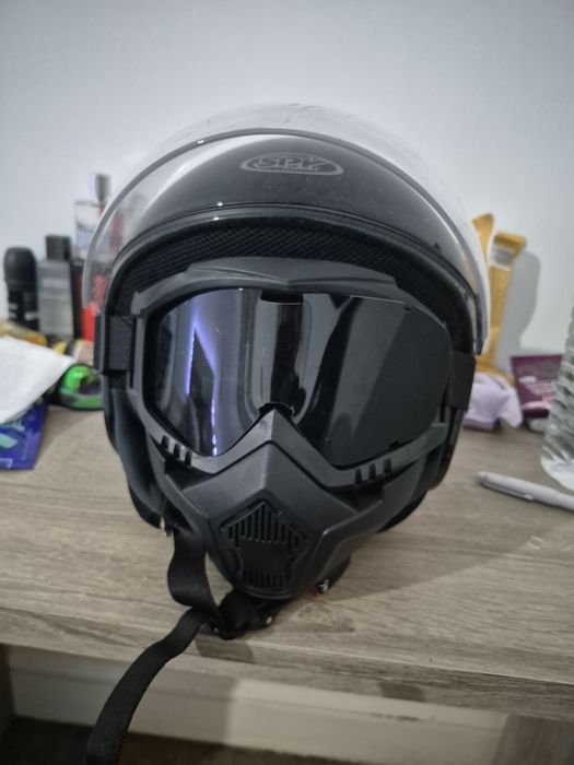 Capacet mota mochila