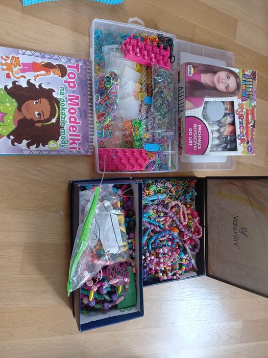 Gumki i koraliki dla dziewczynki