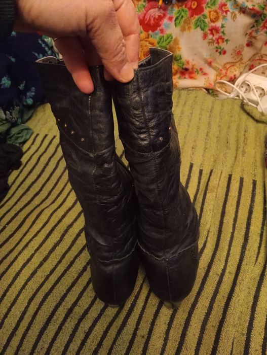 Buty damskie skórzane