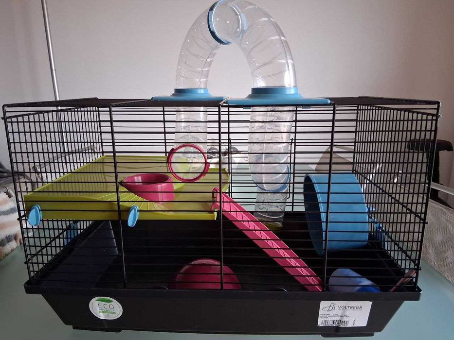 Gaiola Grande e Completa p/ Hamster