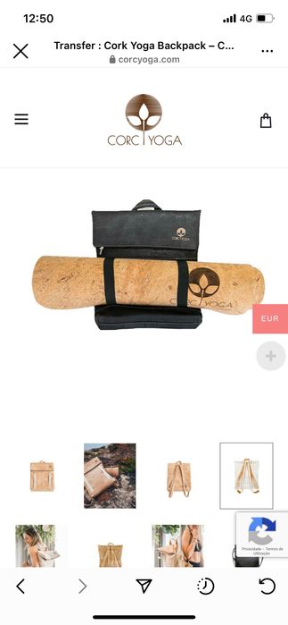 Tapete yoga e mochila yoga Corc Yoga