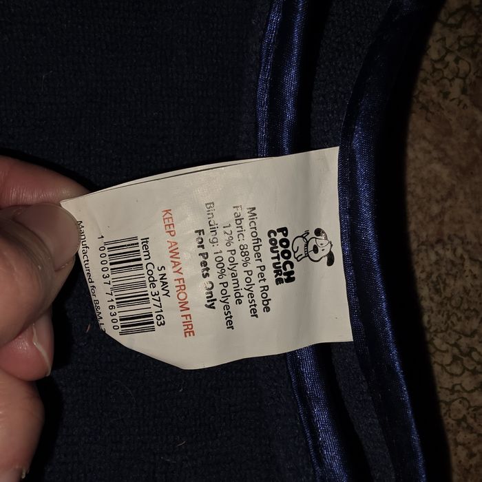 Халат для песика розмір с small m