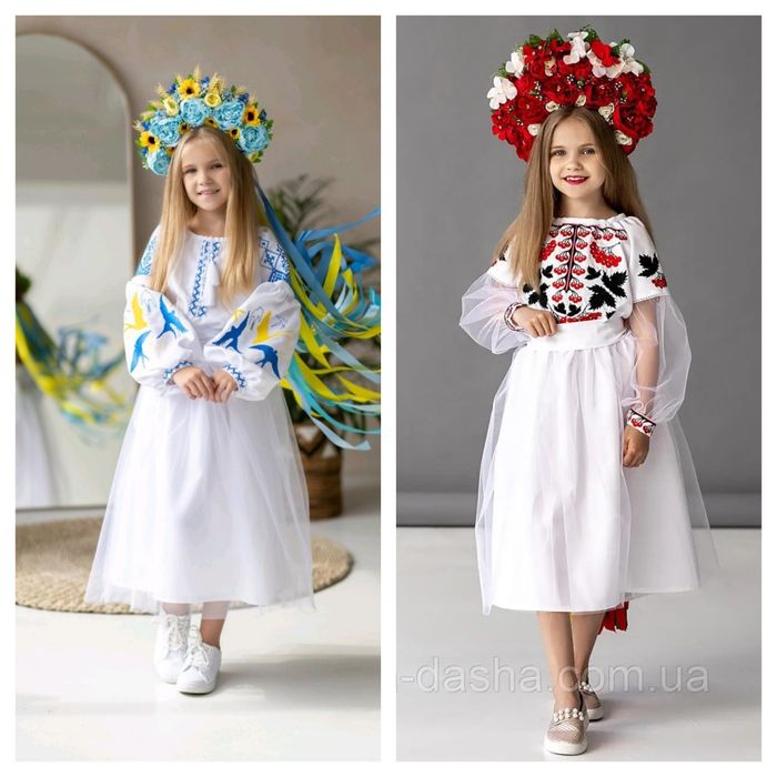 Святкова вишита сукня