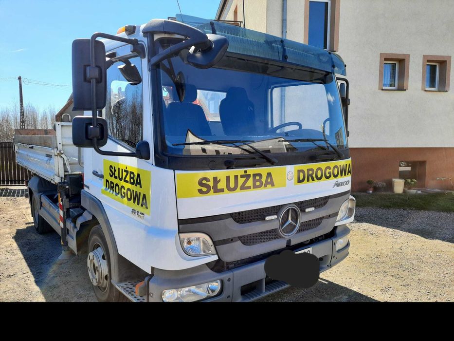 Mercedes Atego, wywrotka ,HDS , niski przebieg ,rotor, łyzka,