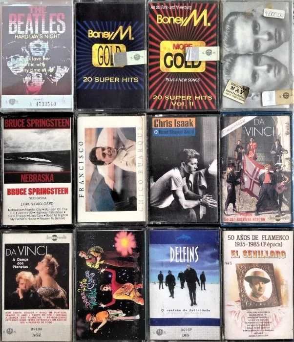 86 Cassetes - Raras - Muito Bom Estado