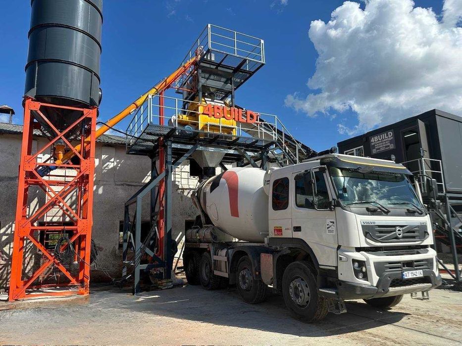 Free delivery!Betoniarnia,RBUBSU,mobilna,silosowa,bunkrowa,stacjonarna