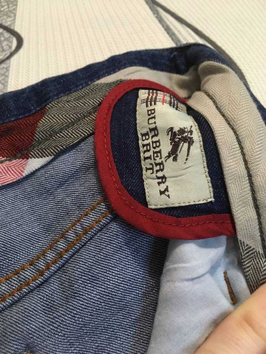 Джинсы Burberry (Синие)