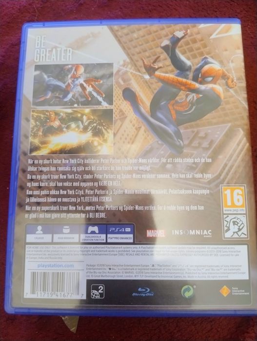 Spider man PS4**
