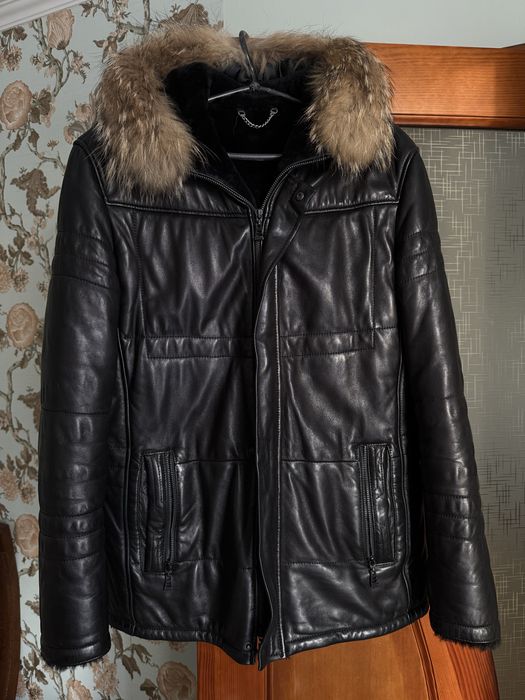 Шкіряна дублянка на овчині Dolmany