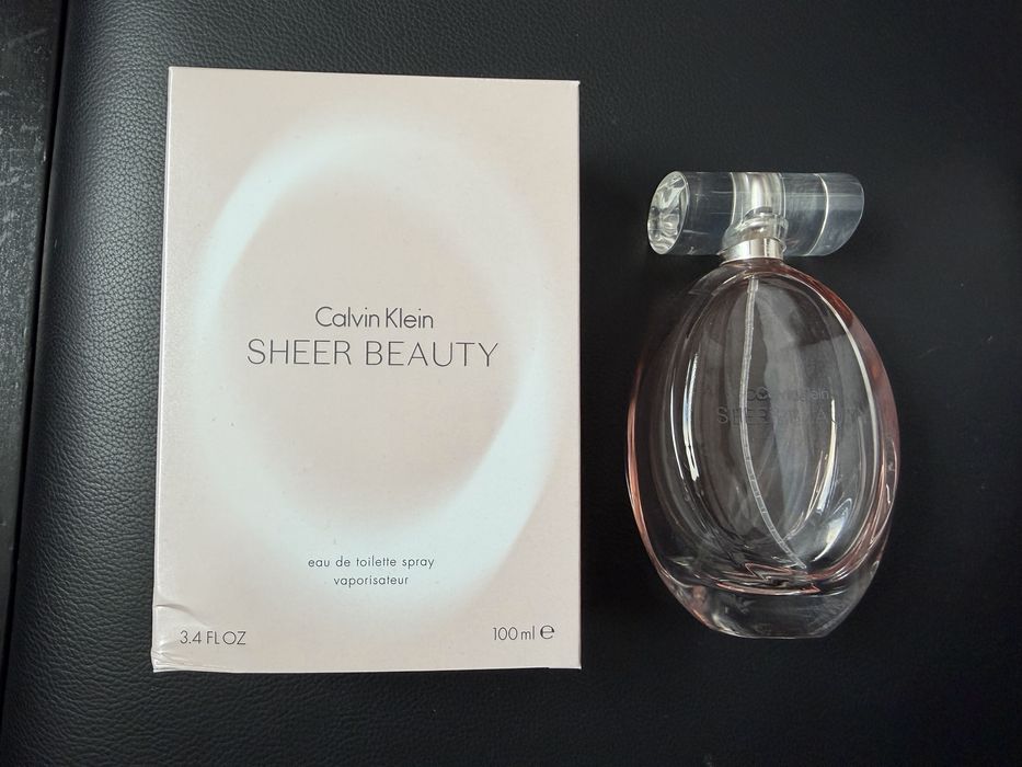 Pusty flakon 100 ml plus pudełko Calvin  Kleine Sheer Beauty perfum