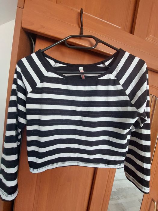 Top crop w paski m