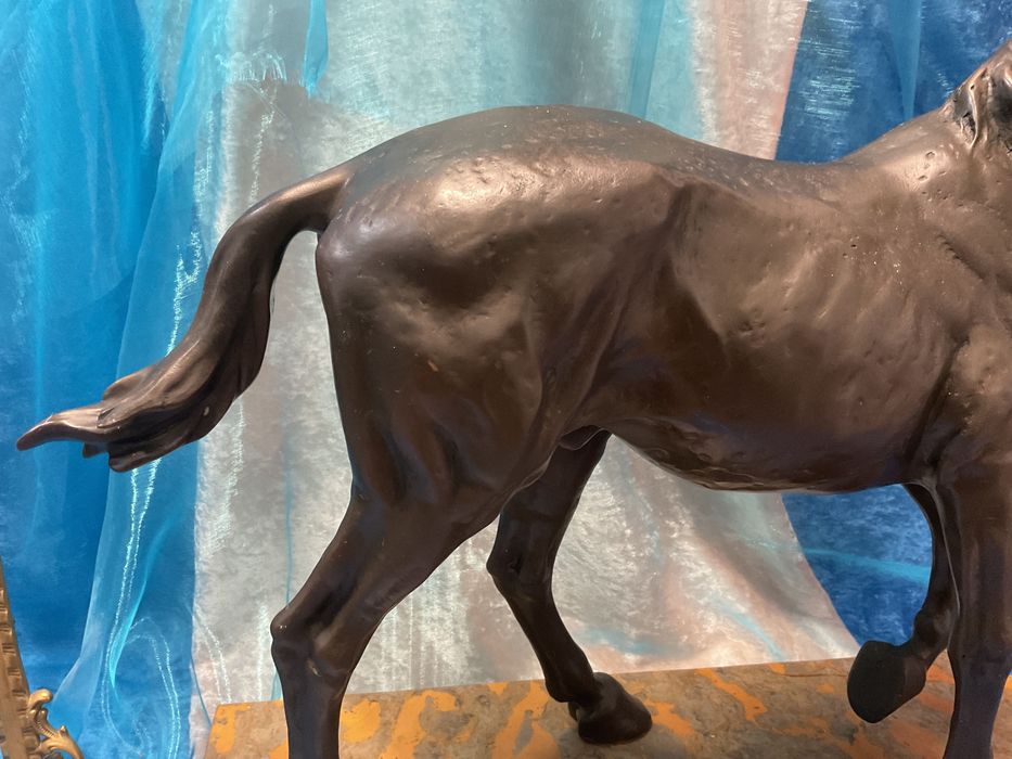 Escultura bronze cavalo 47 cm