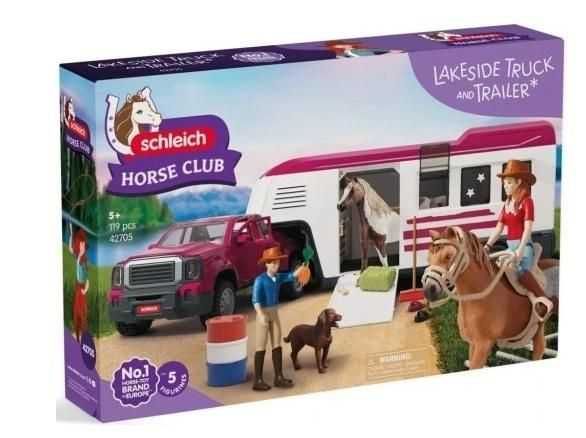 SCHLEICH HORSE CLUB Ciężarówka Lakeside z przyczepą dla koni 42705