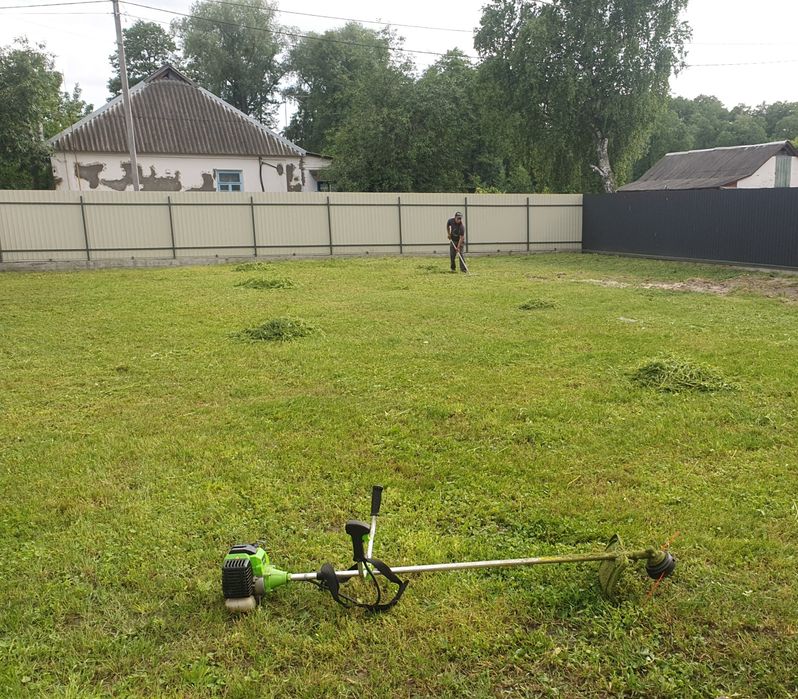 Покос газону та трави, спилювання дерев, послуги садівника!