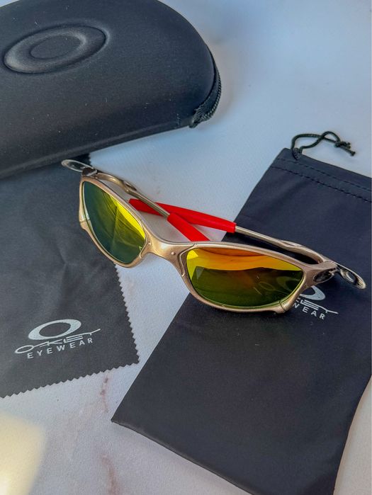 Окуляри велосипедні Oakley сонцезахисні / Спортивні Оаклей червоні y2k / Очки сонцезащитные спортивные трендовые