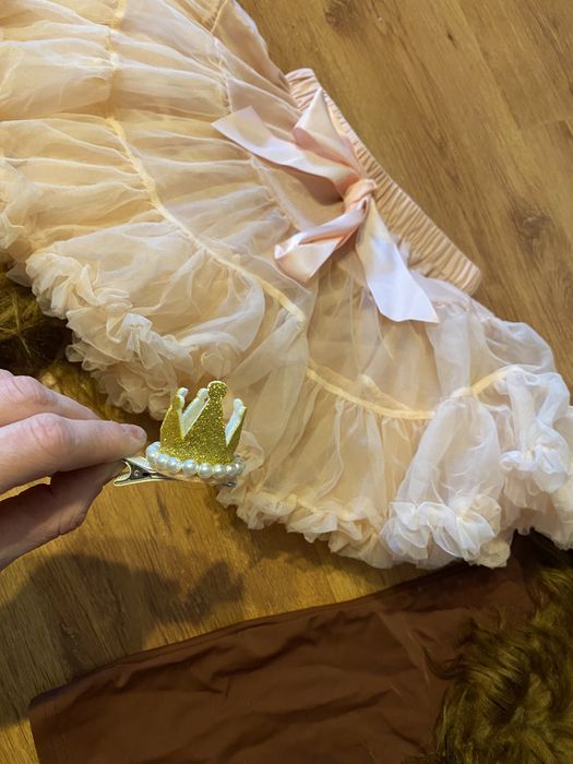 Komplet kostium strój Piękna i Bestia bal karnawałowy