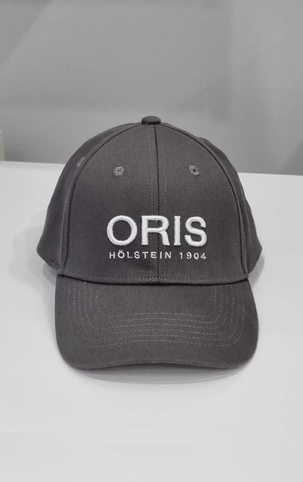 Szara CZAPKA z daszkiem ORIS HOLSTEIN 1904 Full Cap Flex Fit HAFT L/XL