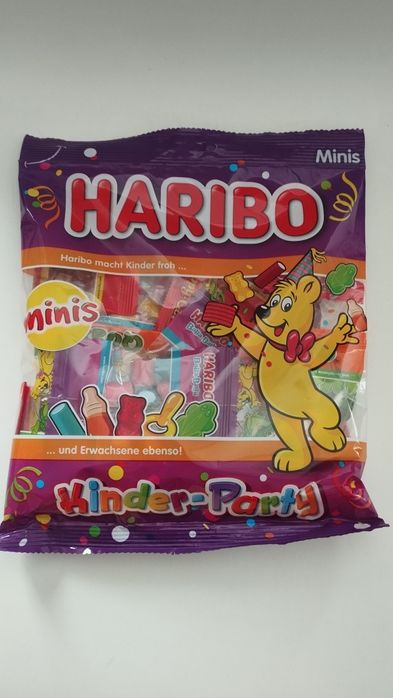 Haribo żelki mini Kinder party 14 opakowań w środku