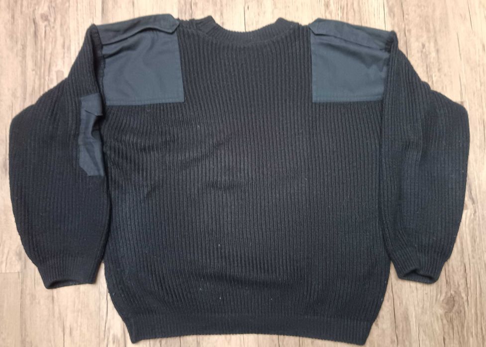 Sweter oficerski służbowy czarny